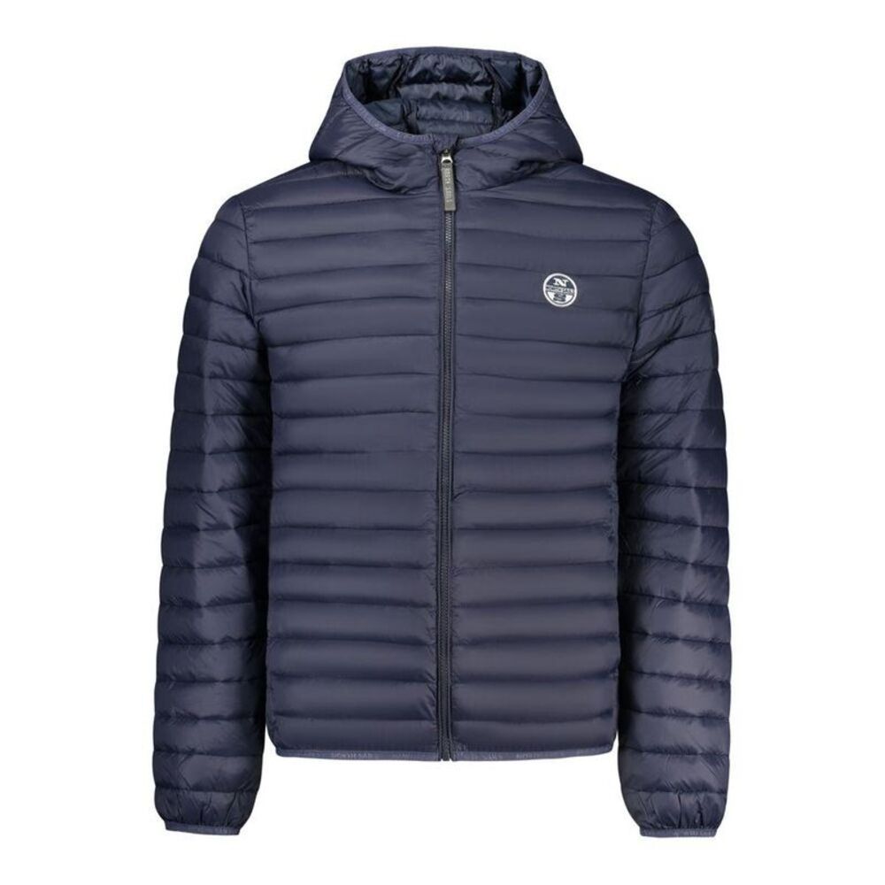 North Sails Polyamide Jacket with Zipped Pockets Men Blue Jackets